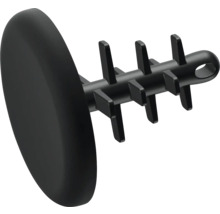 Fästklämma med huvud och fästelement