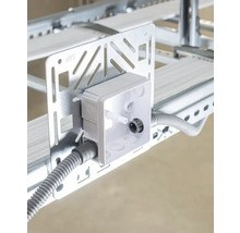 Installationsbox med kabelskyddsrör och monteringsplatta