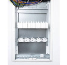 Elektrisk kopplingsdosa med kablar och säkringar