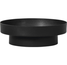 Svart skål av metall