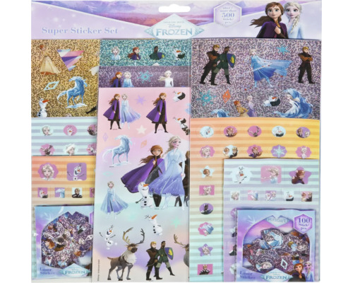 Disney Frost Super Sticker Set med över 500 klistermärken