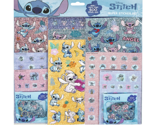 Disney Stitch Super Sticker Set med över 500 klistermärken