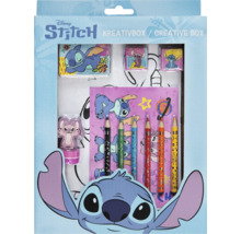 Disney Stitch kreativ låda med anteckningsblock, pennor, suddgummi och pennvässare