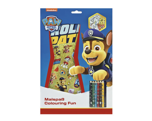 Paw Patrol målarset med vaxkritor