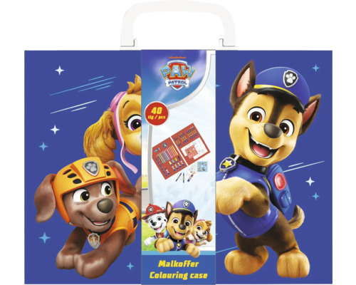 Paw Patrol målarväska med 40 delar