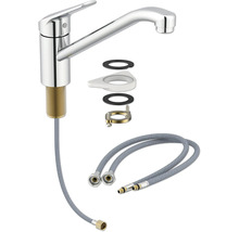 Köksblandare med tillbehör och flexibla anslutningsslangar