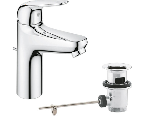 Tvättställsblandare med bottenventil