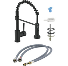 Köksblandare med duschslang och monteringstillbehör