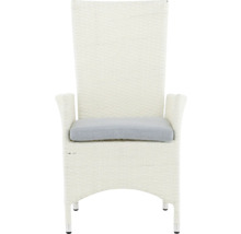 Trädgårdsstol med armstöd och sittdyna