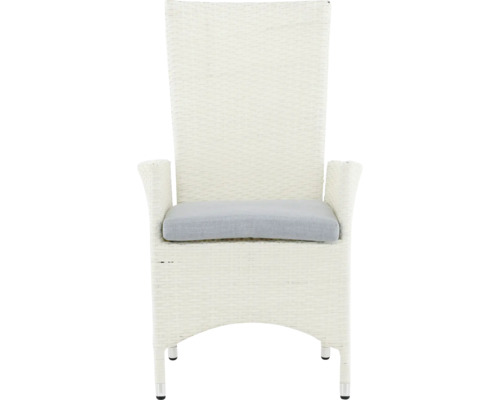 Trädgårdsstol med armstöd och sittdyna