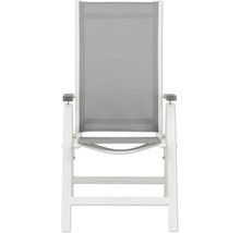 Trädgårdsstol med armstöd och textilklädsel