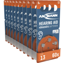 Visning av hörapparatsbatterier typ 13 i 60-pack