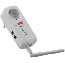 Trådlöst uttag för inomhusbruk med antenn