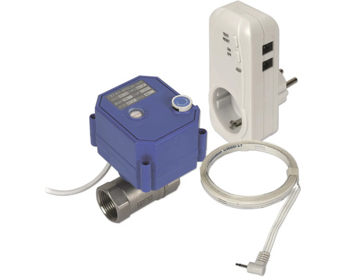Motorventil med temperatursensor och uttag