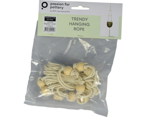 Trendigt hängrep för blomkrukor i förpackning