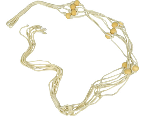 Växtupphängning av rep med träpärlor