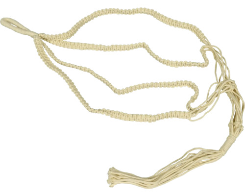 Makramé blomsterampel för inomhusbruk