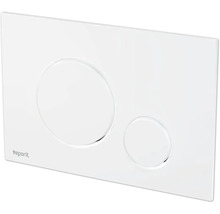 Toalettspolplatta med två knappar