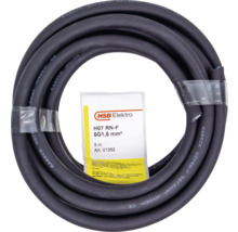 H07RN-F kabelrulle med 5 ledare och 1,5 mm² tvärsnitt