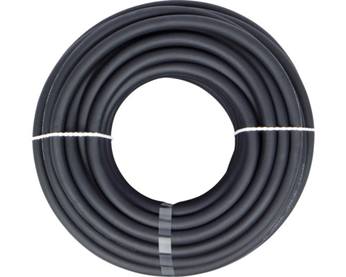 Svart slang upprullad