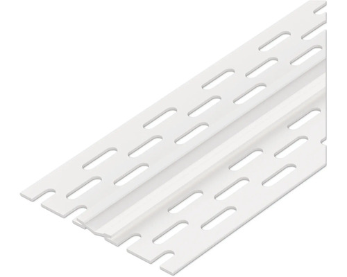 Ventilationsprofil i plast för fasadbeklädnad