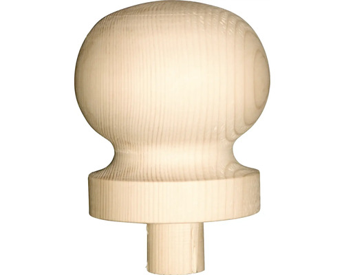 Träkula stolpe för räcke