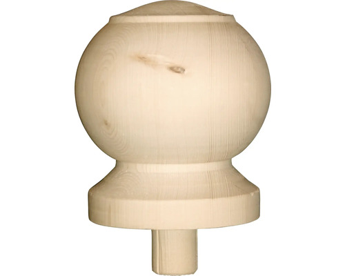 Träkula för räcke stolpar