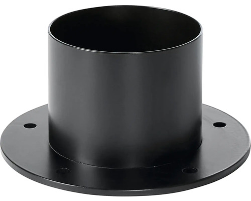 Rörbottenfäste av metall med borrhål