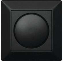 Strömbrytare med fyrkantig ram och rund knapp