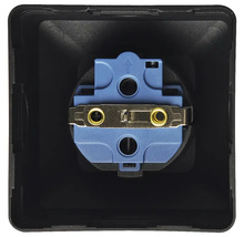 Detaljvy av ett eluttag