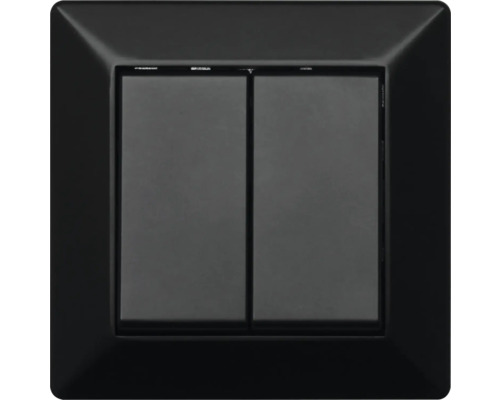 Dubbel strömbrytare för elinstallation