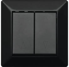 Dubbel persiennströmbrytare med pilsymboler