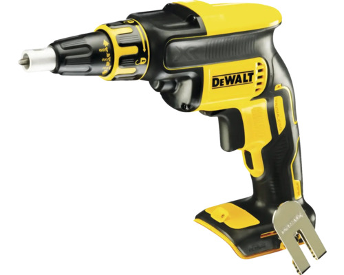 DeWalt Logo på en gipsskruvdragare