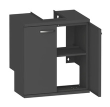 Tvättställsskåp med dörr och öppet fack