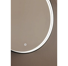 Rund badrumsspegel med LED-belysning