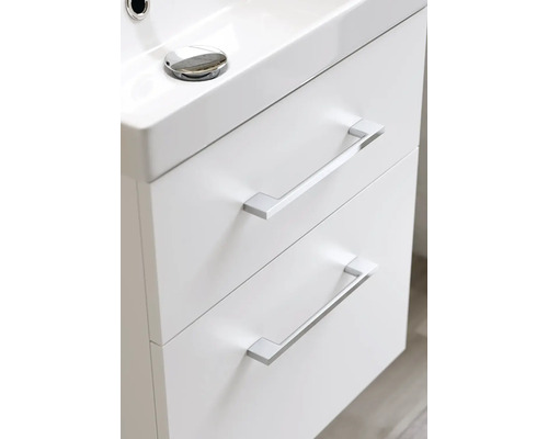 Tvättställsskåp med två lådor och handtag