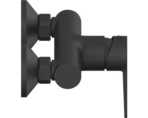 Vinkelventil med rosett och spak