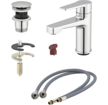 Tvättställsblandare med installationstillbehör