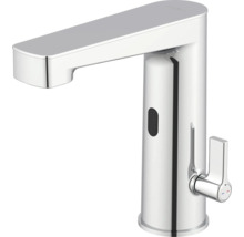 Beröringsfri tvättställsblandare med temperaturregleringsspak för badrummet