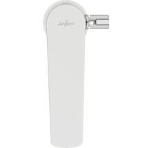 Jungborn logotyp på en handdukshängare