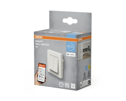 Osram Smart Plus väggströmbrytare 2G i förpackning