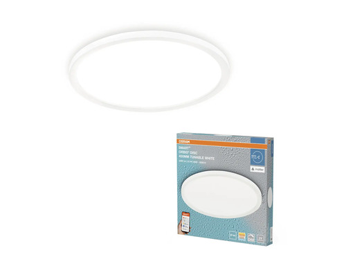 Osram Smart Plus Orbis Disc taklampa och produktförpackning