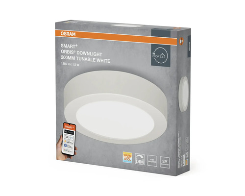 Osram Smart Plus Orbis Downlight 200 millimeter justerbar vit förpackning