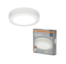 Osram Smart+ Orbis downlight, 200 millimeter justerbar vit taklampa och produktförpackning