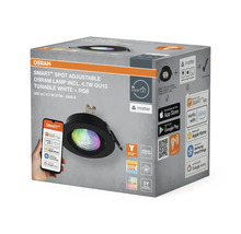 Osram Smart plus Spot Adjustable lampa inklusive 4,7 watt GU10 Tunable White plus RGB i förpackning