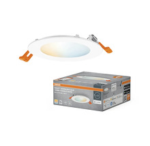 Osram Smart Downlight Slim 120 millimeter justerbar vit med produktförpackning