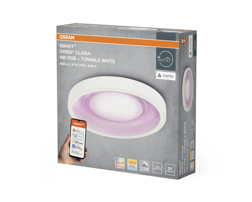 Förpackning för Osram Smart Plus Orbis Claria taklampa för inomhusbruk