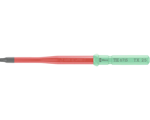 Wera skruvmejsel för invändiga Torx-skruvar, storlek TX 25