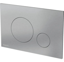 Tryckplatta med två knappar för toalettspolning