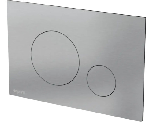 Tryckplatta med två knappar för toalettspolning